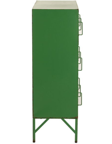 Armoire Vestiaire 9 portes Locker en Métal Vert - 3