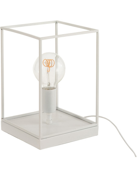 Lampe à poser 1 ampoule Mylano en Métal Blanc - 1