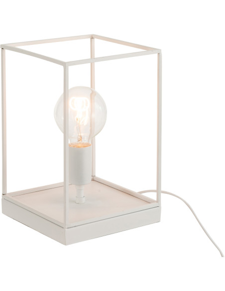 Lampe à poser 1 ampoule Mylano en Métal Blanc - 3