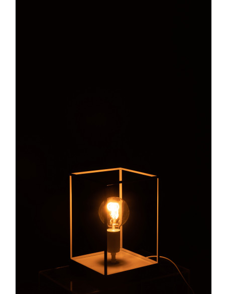 Lampe à poser 1 ampoule Mylano en Métal Blanc - 4