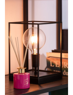 Lampe à poser 1 ampoule Mylano en Métal Noir - 1 2