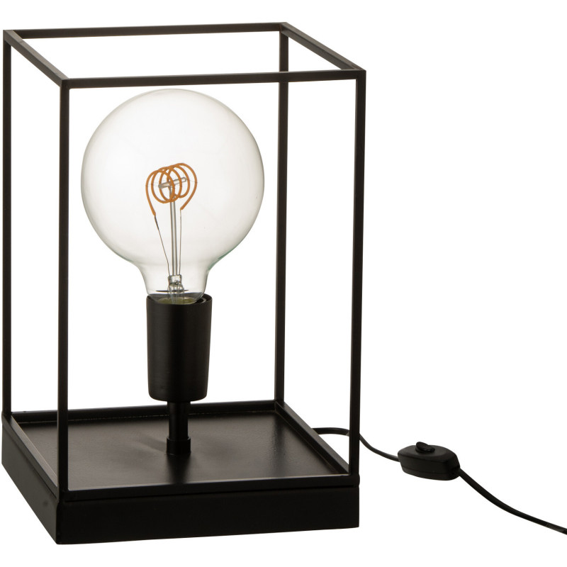 Lampe à poser 1 ampoule Mylano en Métal Noir - 3