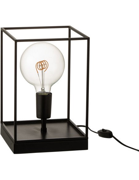 Lampe à poser 1 ampoule Mylano en Métal Noir - 3