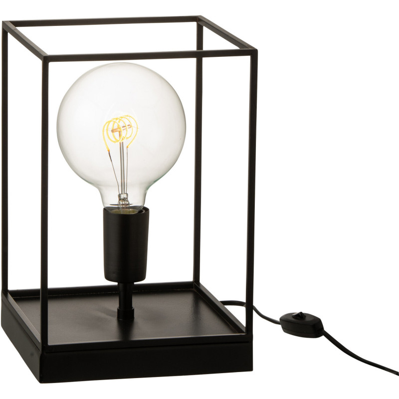 Lampe à poser 1 ampoule Mylano en Métal Noir - 4