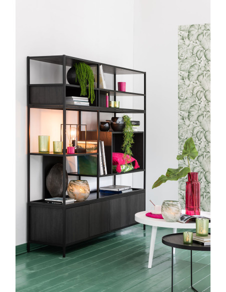 Lampe à poser 1 ampoule Mylano en Métal Noir - 5