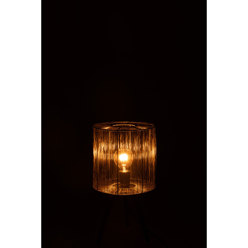 Lampe à poser sur trépied Ventura en Métal Marron Argenté - 4