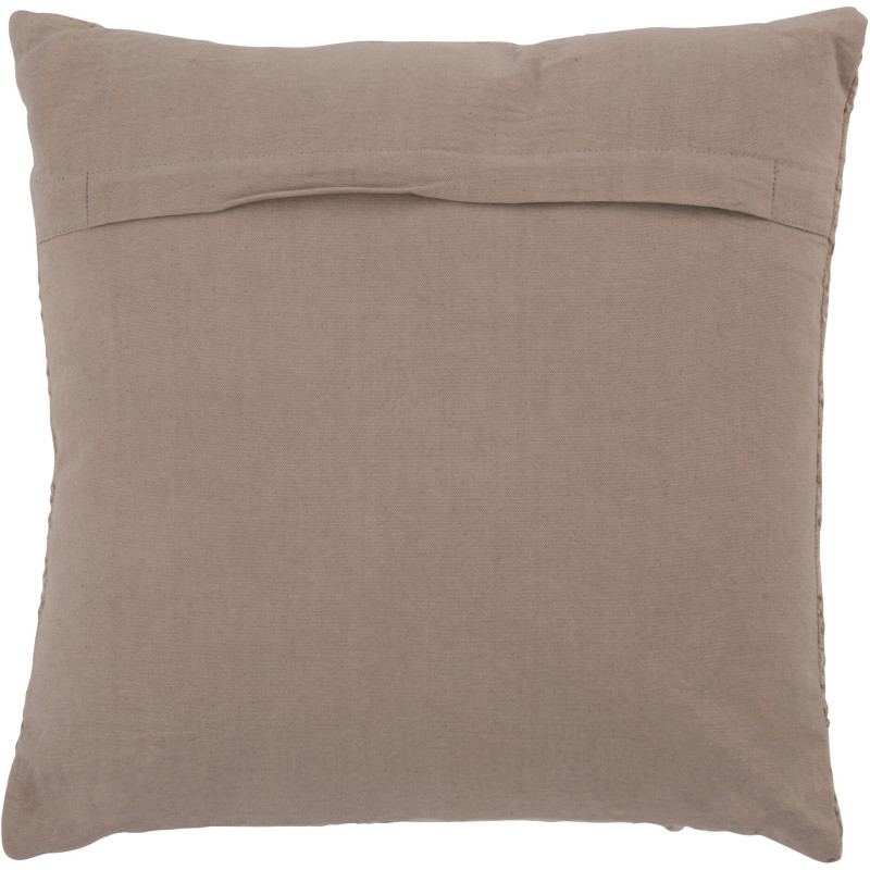 Coussin Carré Fayola 45x45 en Coton Marron Motif oriental - 2