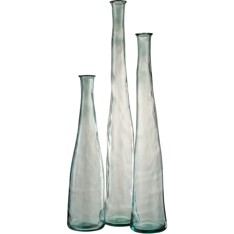 Vase Bouteille XXL Noah Hauteur 120 cm en Verre Transparent - 2