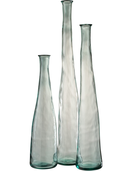 Vase Bouteille XXL Noah Hauteur 120 cm en Verre Transparent - 2