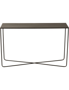 Console Rectangulaire Sheer en Métal Noir - 2