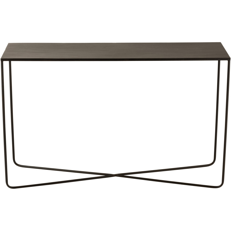 Console Rectangulaire Sheer en Métal Noir - 2
