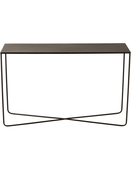 Console Rectangulaire Sheer en Métal Noir - 2