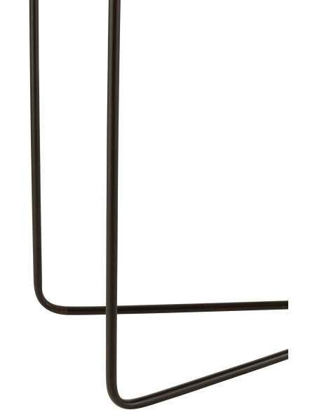 Console Rectangulaire Sheer en Métal Noir - 4