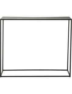 Console Rectangulaire Linéa en Métal Noir - 2