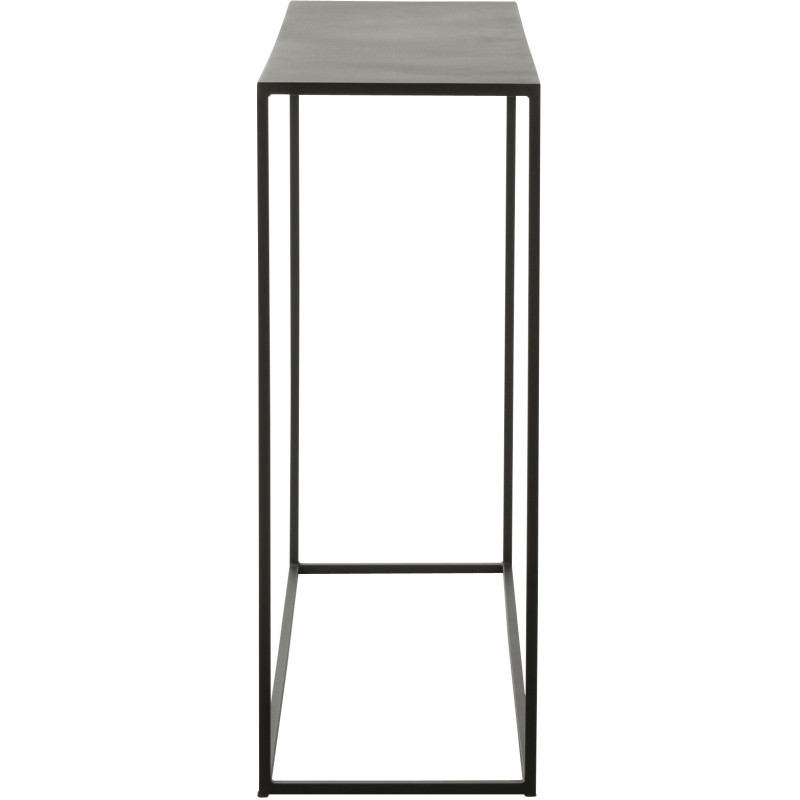 Console Rectangulaire Linéa en Métal Noir - 3