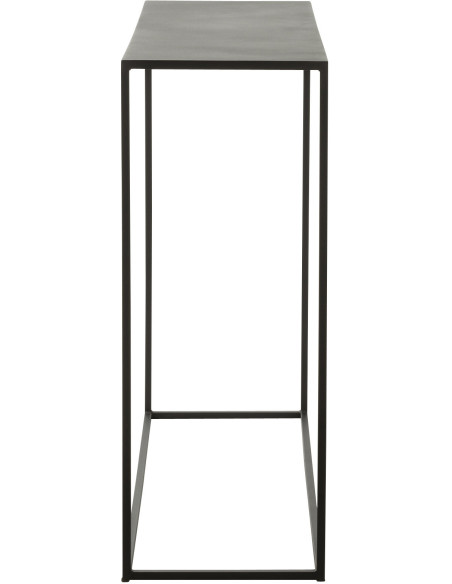 Console Rectangulaire Linéa en Métal Noir - 3