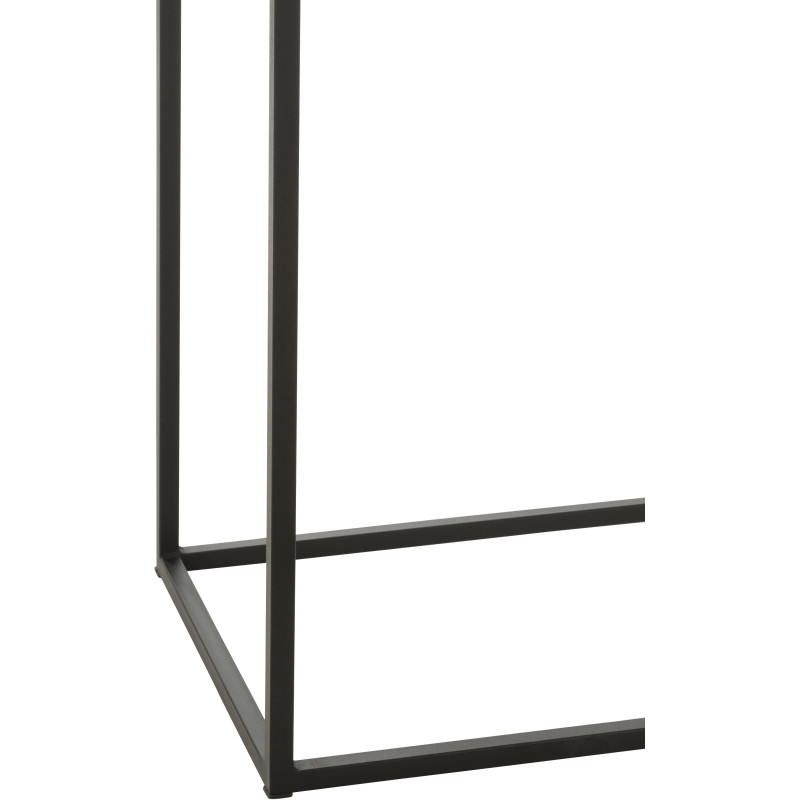 Console Rectangulaire Linéa en Métal Noir - 4