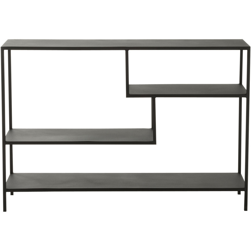 Étagère basse 4 niveaux Sheer en Métal Noir - 2