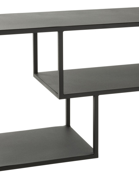 Étagère basse 4 niveaux Sheer en Métal Noir - 6