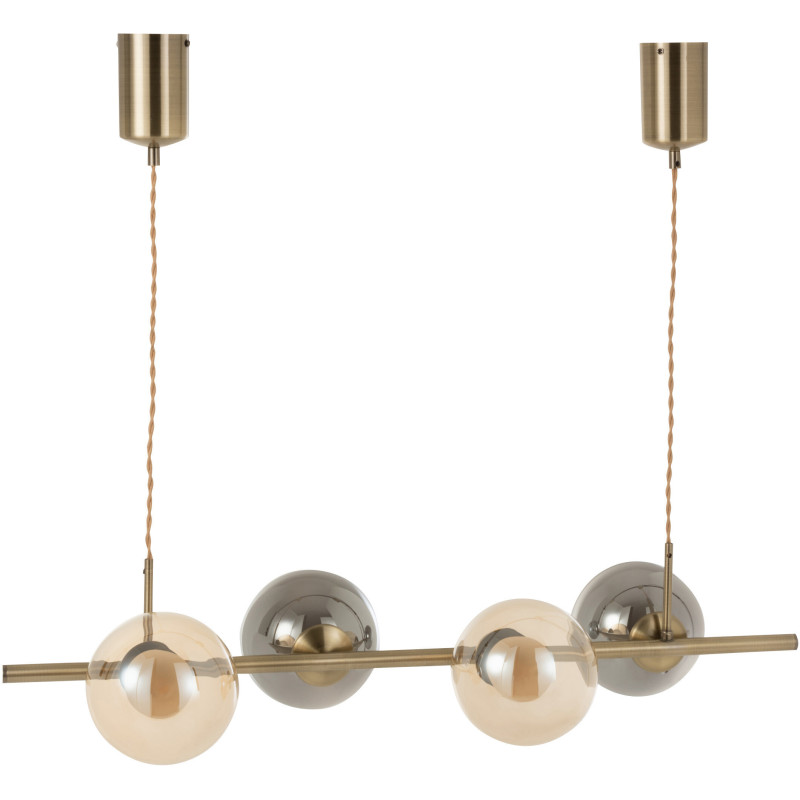 Suspension Yuks en Métal Doré - 5