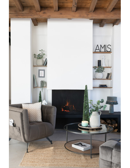 Objet déco Mot à poser Amis en métal noir 48 cm - 2