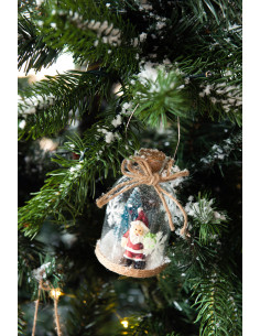 Suspension de Noël Bouteilles en Verre Transparent (Lot de 3) - 2