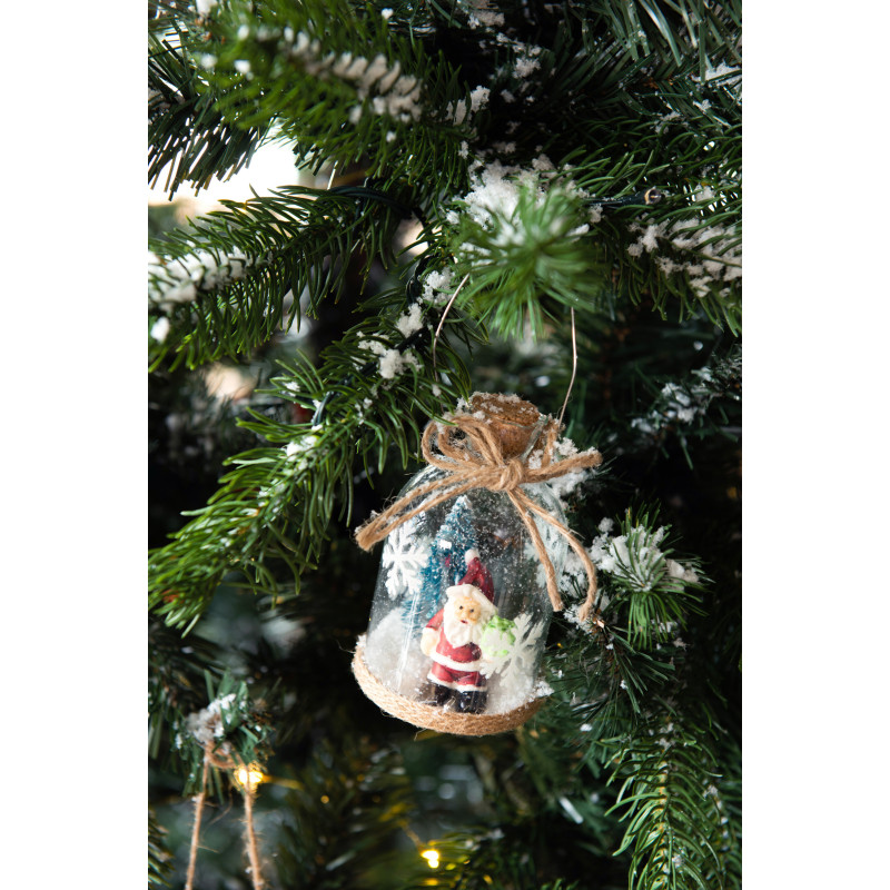 Suspension de Noël Bouteilles en Verre Transparent (Lot de 3) - 2