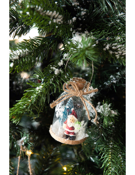 Suspension de Noël Bouteilles en Verre Transparent (Lot de 3) - 2