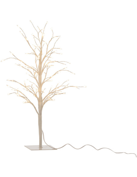 Arbre lumineux Led Branches nues 55 cm en Métal Blanc - 2