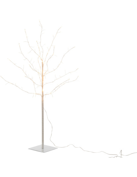 Arbre lumineux Led XL Branches nues 100 cm en Métal Blanc - 3