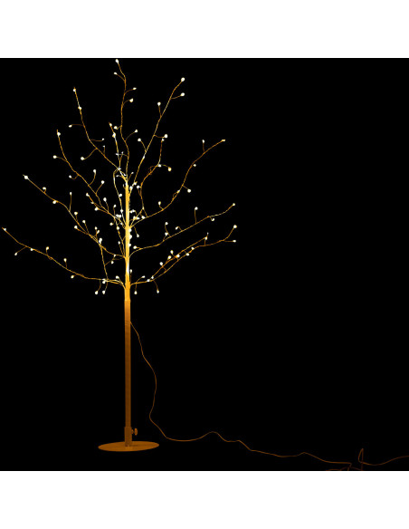 Arbre lumineux Led XL Branches nues 100 cm en Métal Blanc - 4