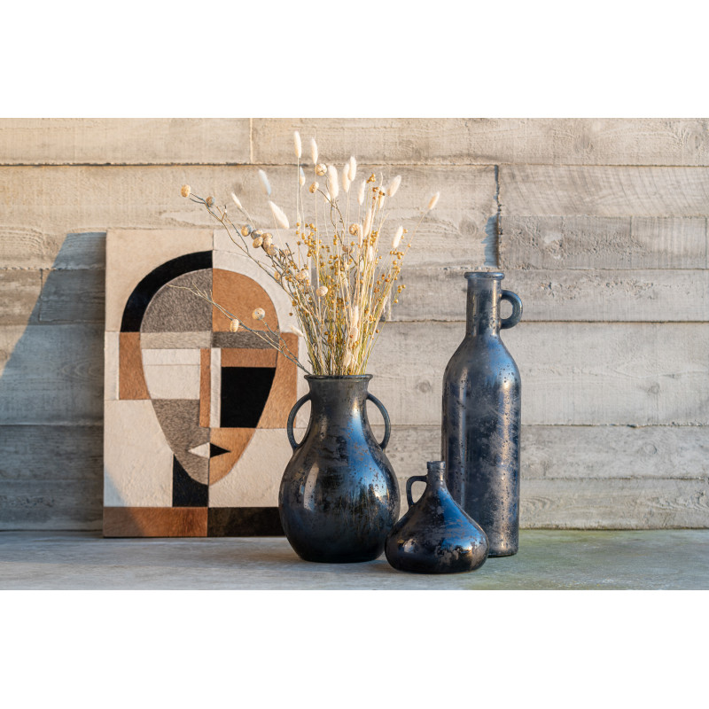 Bouquet Fleurs séchées Queue de lièvre Hauteur 70 cm en Écru - 2