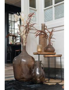 Bouquet Fleurs séchées Queue de lièvre Hauteur 75 cm en Beige - 2