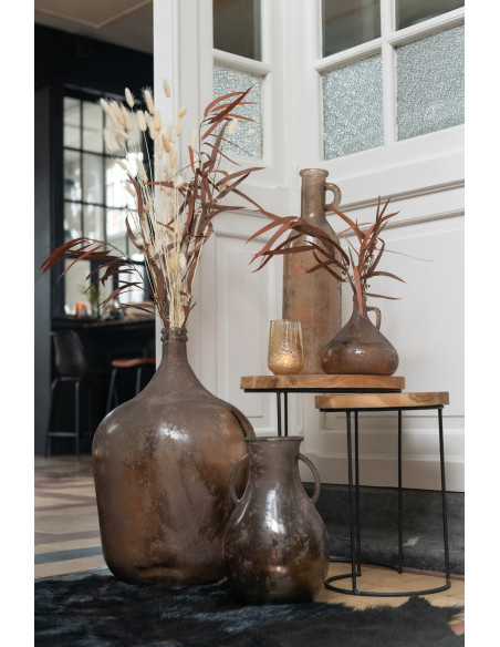 Bouquet Fleurs séchées Queue de lièvre Hauteur 75 cm en Beige - 2