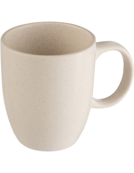 Mug Marie en Porcelaine Crème J-Line - 1