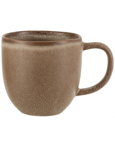 Mug Louise en Porcelaine Cognac - 1