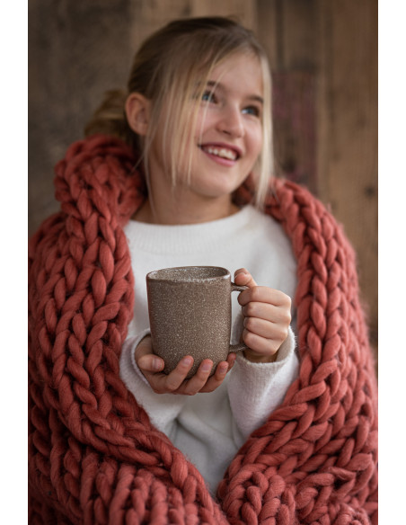 Mug Louise en Porcelaine Cognac - 3