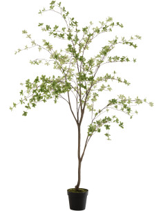 Plante artificielle XL Ficus Hauteur 190 cm en Plastique Vert Avec pot - 1