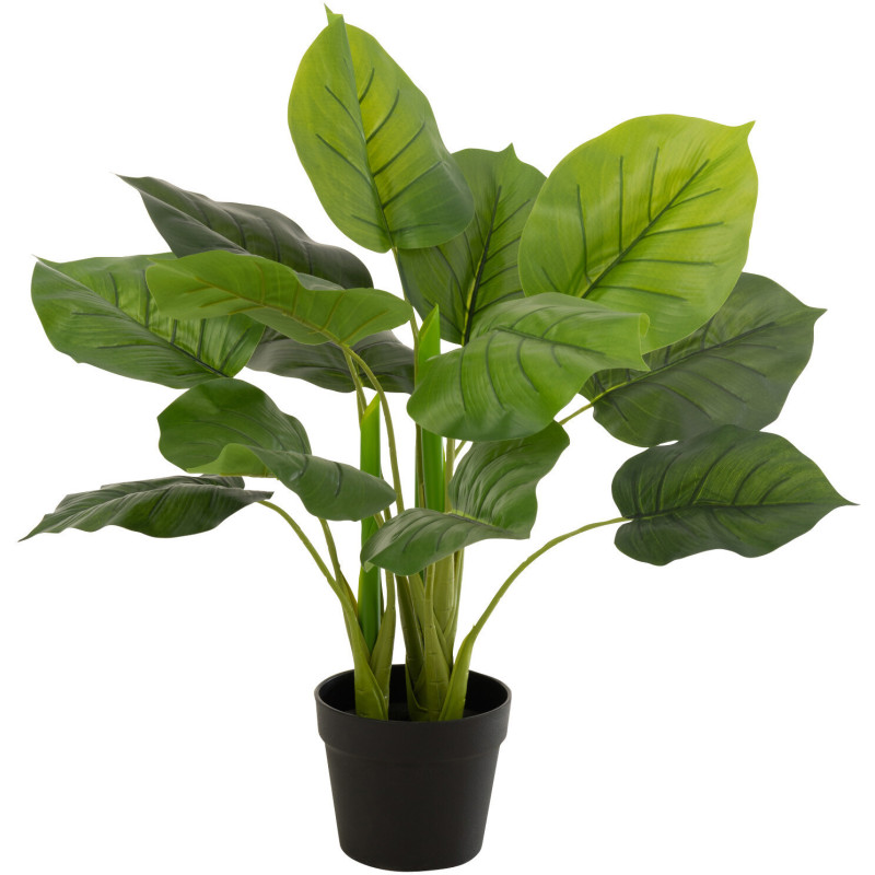 Plante artificielle Potos Epipremnum aureum Hauteur 70 cm en Plastique Vert Avec pot - 1