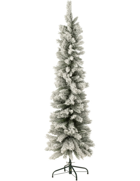 Sapin de Noël artificiel enneigé XL Hauteur 180 cm en Plastique J-Line - 1