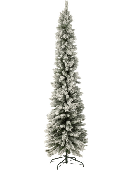 Sapin de Noël artificiel enneigé XXL Hauteur 240 cm en Plastique J-Line - 1