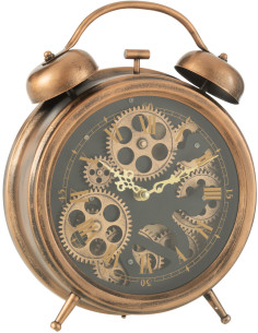 Horloge de table Réveil 30 cm Wake en Étain Cuivré - 1