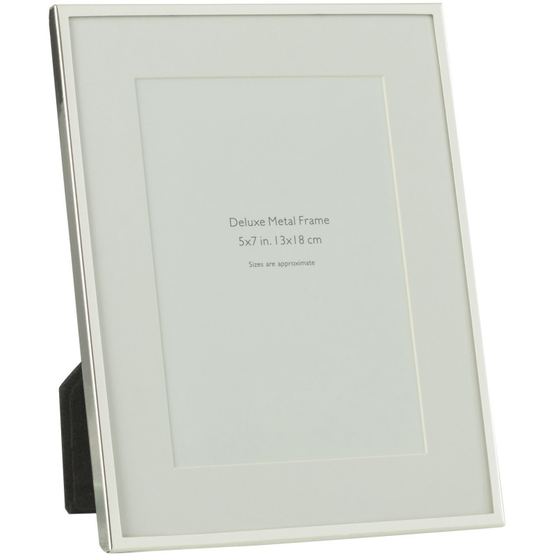 Cadre photo Magnira en Métal Argenté pour photo 13x18 - 1