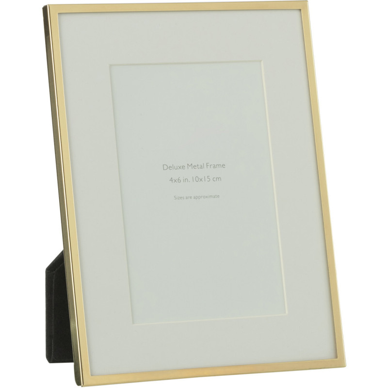 Cadre photo Magnira en Métal Doré pour photo 10x15 - 1