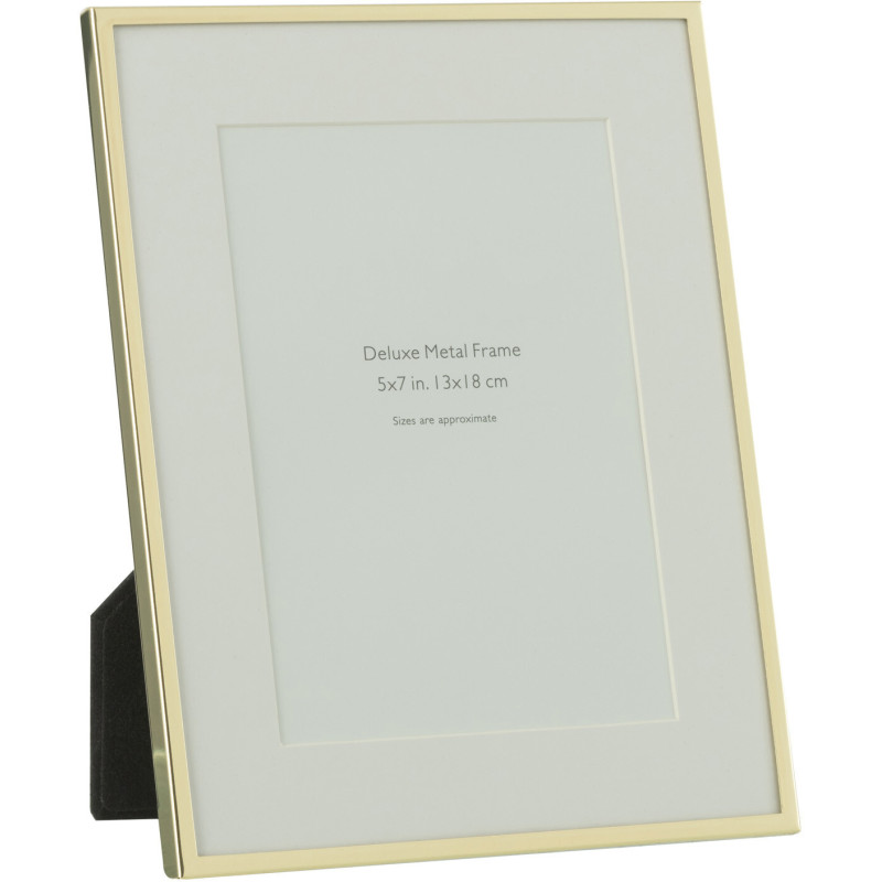 Cadre photo Magnira en Métal Doré pour photo 13x18 - 1