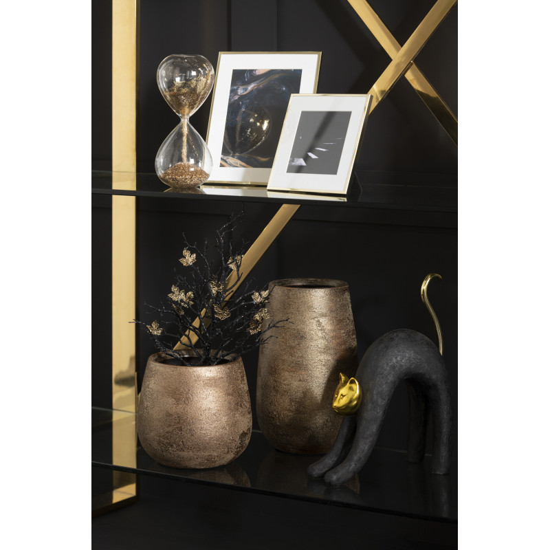 Cadre photo Magnira en Métal Doré pour photo 13x18 - 2