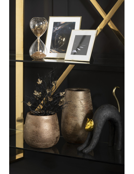 Cadre photo Magnira en Métal Doré pour photo 13x18 - 2