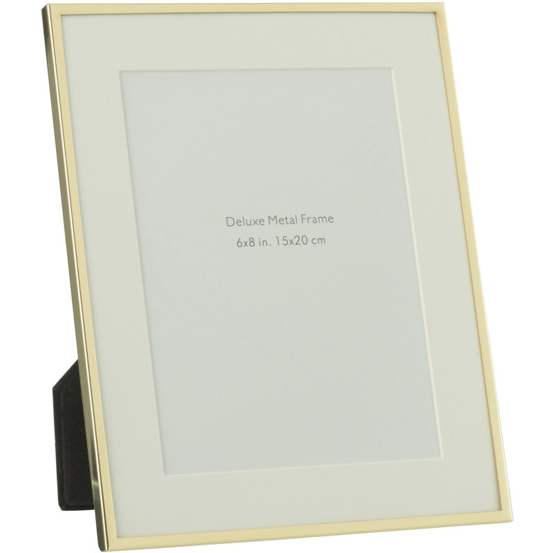 Cadre photo Magnira en Métal Doré pour photo 15x20 - 1