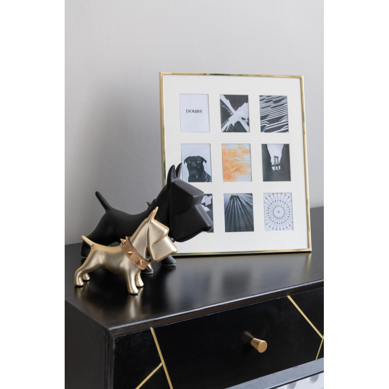 Cadre photo Pêle-mêle Magnira en Métal Doré pour photo 6x8 - 2