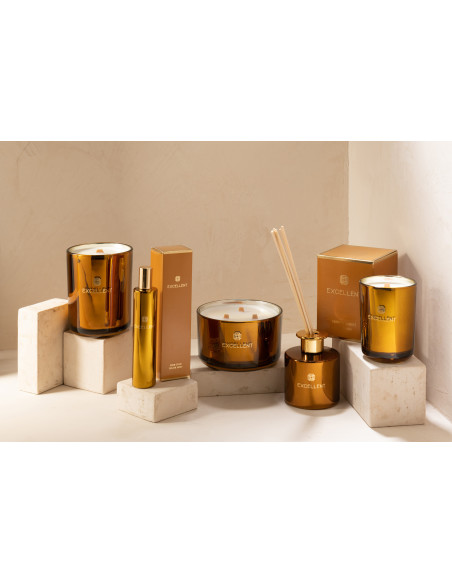 Diffuseur de parfum Senteur Florale Golden Honey Excellent 150 ml en Verre Ocre - 3